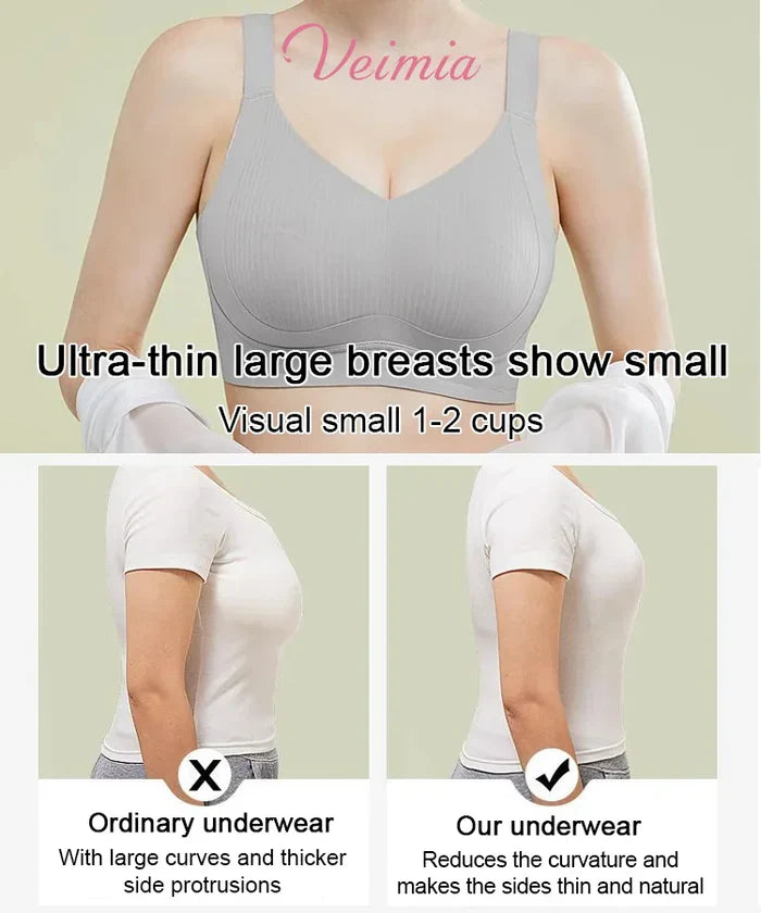 🔥New Year Sale🏆Wire-Free Non-Marking Skin-Friendly Push-Up Bra 🔥(Pack of 3)