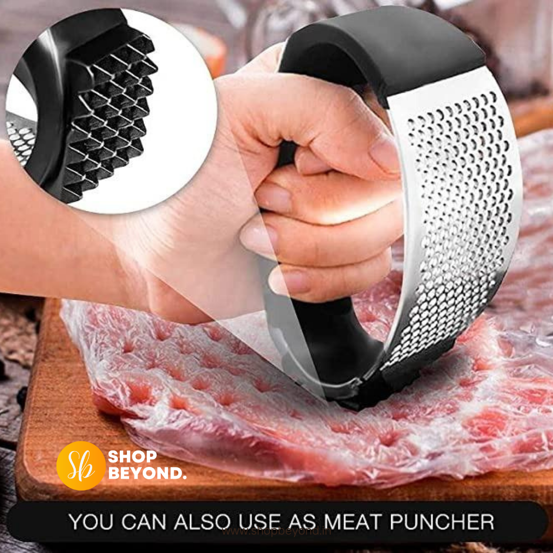 Stainless Steel Garlic Presser