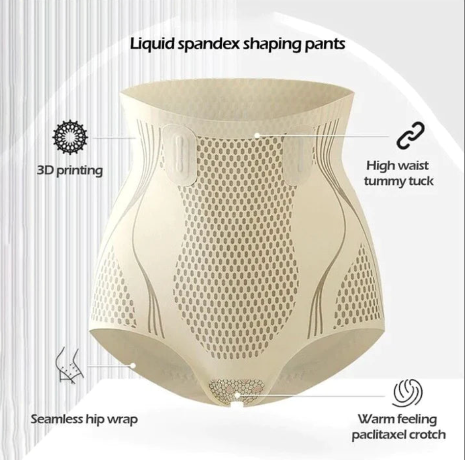 Ice Silk Ion Fibre Repair Shaping Shorts, Tummy Control Underpants