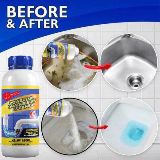 Drain Cleaner Powder Removes Clogs, Blockages in Washbasin 100ml (Pack of 2)