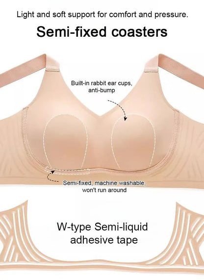🔥New Year Sale🏆Wire-Free Non-Marking Skin-Friendly Push-Up Bra 🔥(Pack of 3)