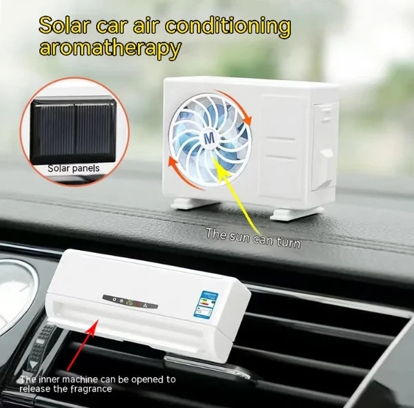 AC designed Solar-Powered Car Air Freshener Diffuser