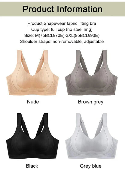 🔥New Year Sale🏆Wire-Free Non-Marking Skin-Friendly Push-Up Bra 🔥(Pack of 3)