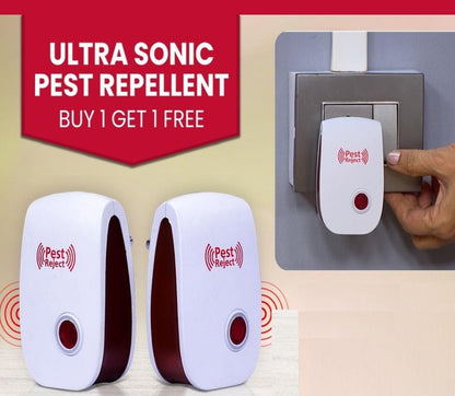 UPGRADED PEST CONTROL ULTRASONIC REPELLENT (Buy 1 Get 1 Free)